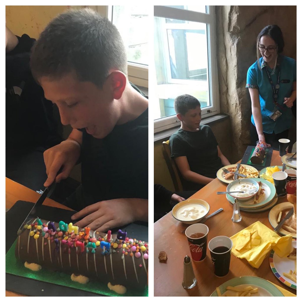 It’s always great to have a birthday on a trip and for Colin the Caterpillar to make an appearance. HAPPY BIRTHDAY 🥳🎂 #iscaaltontowers2019 #IscaEnrichmentWeek2019