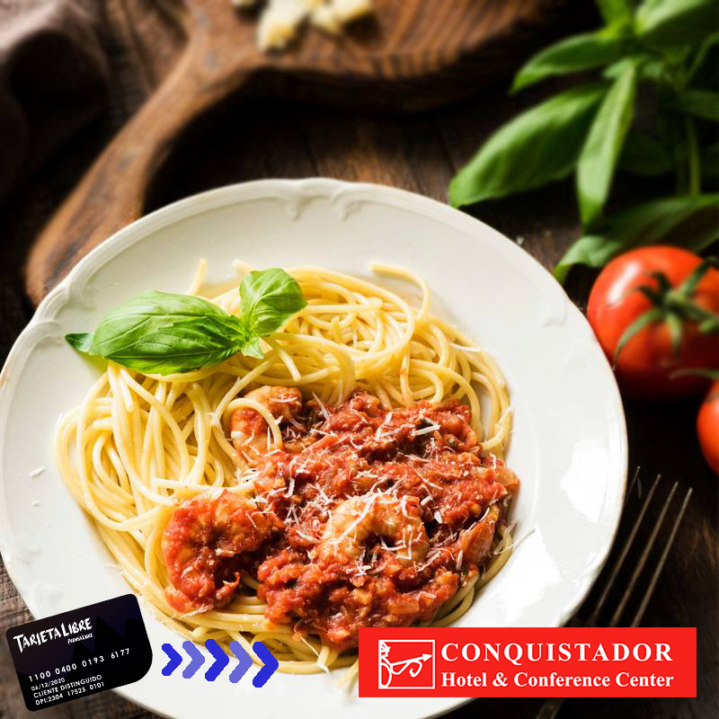 Disfruta del 2x1 en almuerzo del día de lunes a viernes en <a href="/ConquistadorHGT/">Conquistador Hotel</a> al presentar tu #tarjetalibre😋.