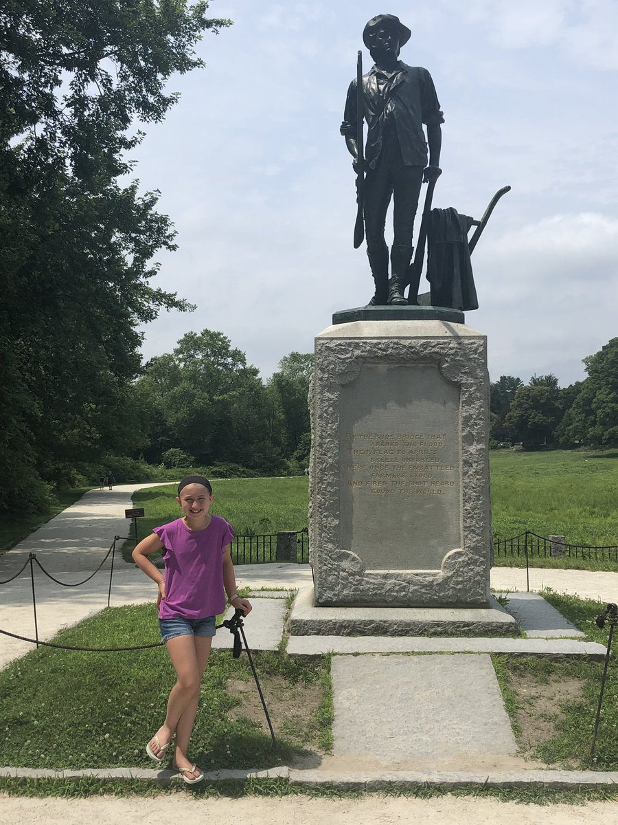 grade2leger's tweet image. @MsWhiteInThird We had fun learning more about the Revolution on Battle Road today! This kid loves her history! #summerdaytrips #funwithhistory #touristsinourstate