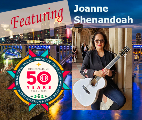 WereNIEA's tweet photo. EARLY BIRD REGISTRATION ENDS TOMORROW
Join us for our 50th Annual Convention &amp; Trade Show!
See Legendary Joanne Shenandoah Perform! 
Largest Native Education Convention
https://t.co/tF15MQKche
#wereNIEA #NIEA50th #Minneapolis #NativeEducation #NativeYouth https://t.co/pK88PtHat2