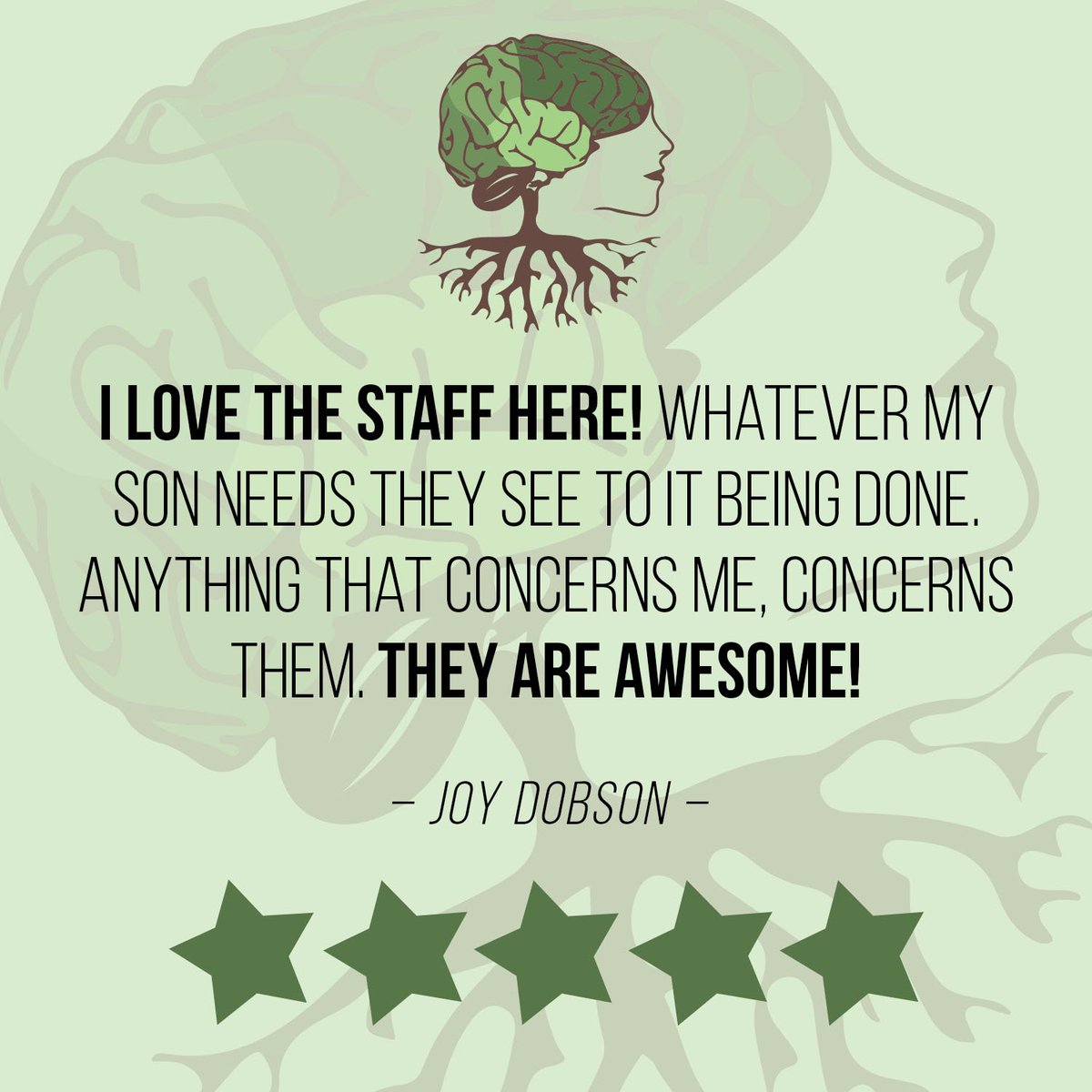 dpsstatesboro's tweet photo. We truly care about our patients, and hearing positive feedback like this let's us know we're doing something right! Thank you Joy Dobson for your kind #review, it's people like you that make our job worthwhile 😊 #DPSHealthandWellness #StatesboroGA #mentalhealth #wellness https://t.co/YKAOMq9fv6