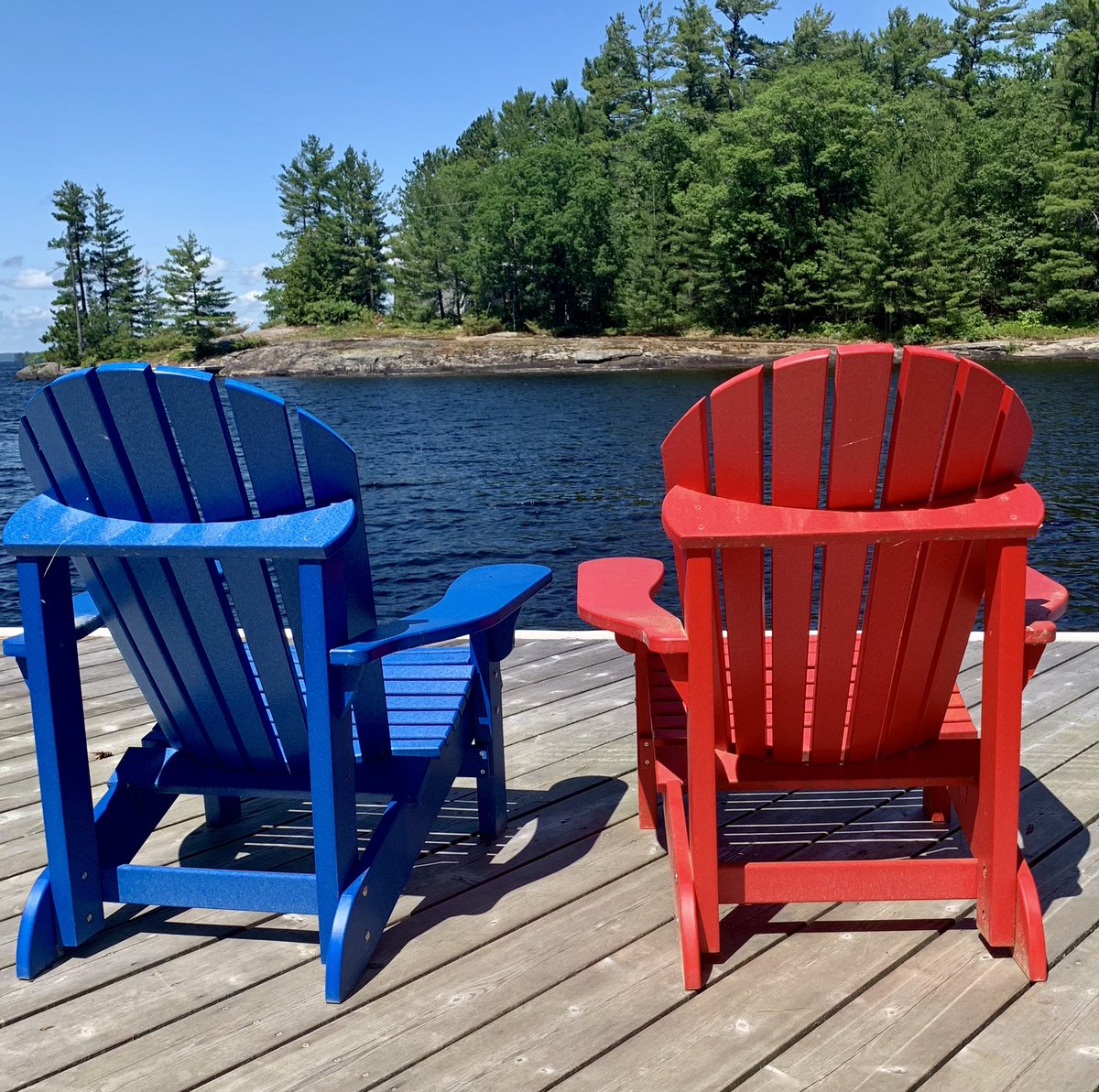 Lunch was exhausting, time for a little bit of r&amp;r! 
#Muskoka #truenorth