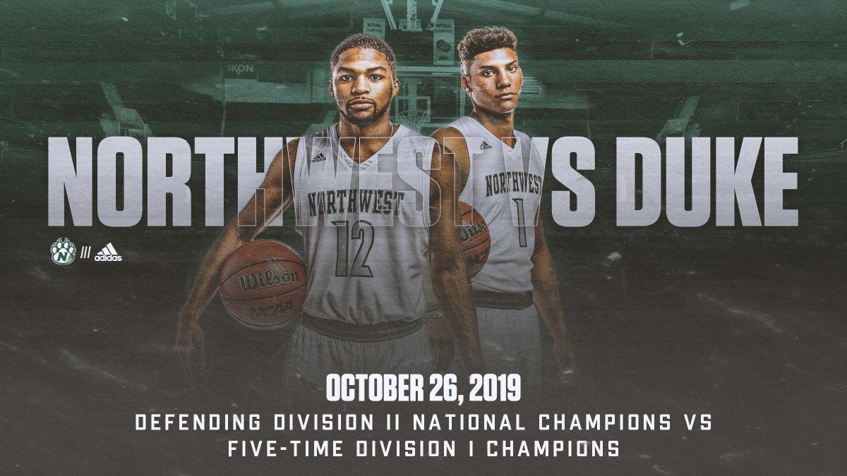 bearcatsports's tweet image. The @NWBearcatMBB team will begin its 2019-20 season with an exhibition game against the @DukeMBB Blue Devils at Cameron Indoor Stadium. The defending @NCAADII national champion will take on the five-time NCAA Div. I champion in Durham, N.C.
#OABAAB 

bit.ly/2NPtseb
