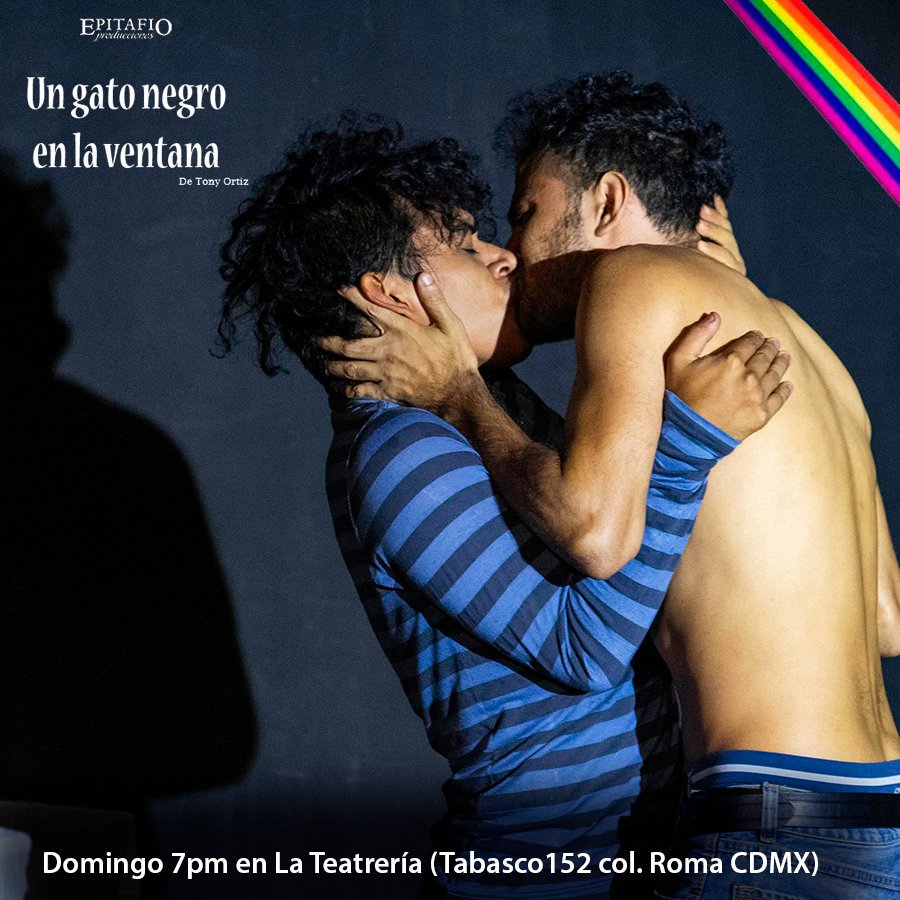 EpitafioProd's tweet photo. #DramaLGBT Nos quedan sólo 3 funciones. ¿Te lo vas a perder? En un mundo donde las relaciones entre personas del mismo sexo son prohibidas, ellos intentarán encontrar la manera de ser felices.

La Teatrería DOMINGO 7PM https://t.co/N5dSM5PZdQ
