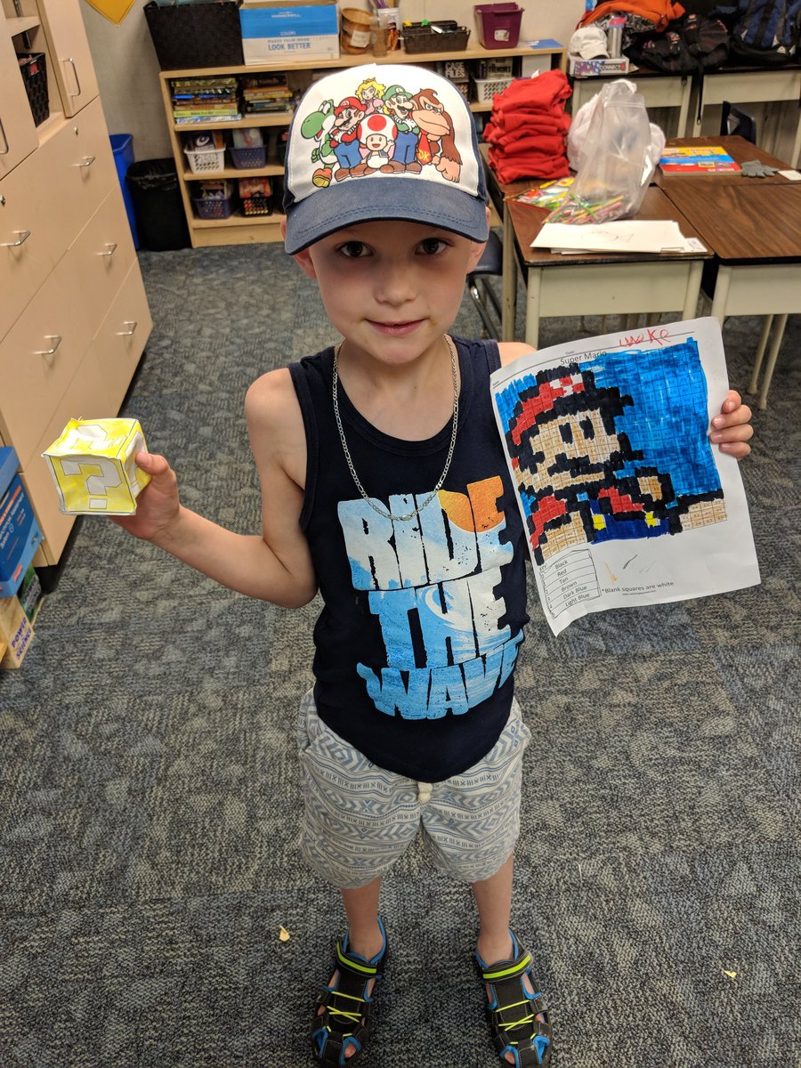 Mario Math centers were a hit!