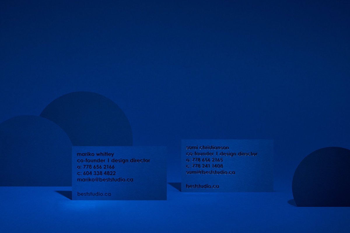 We couldn’t be more obsessed with our new business cards. So we gave them their own photoshoot 💙 #graphicdesign #stationery #stationerydesign #wearebest