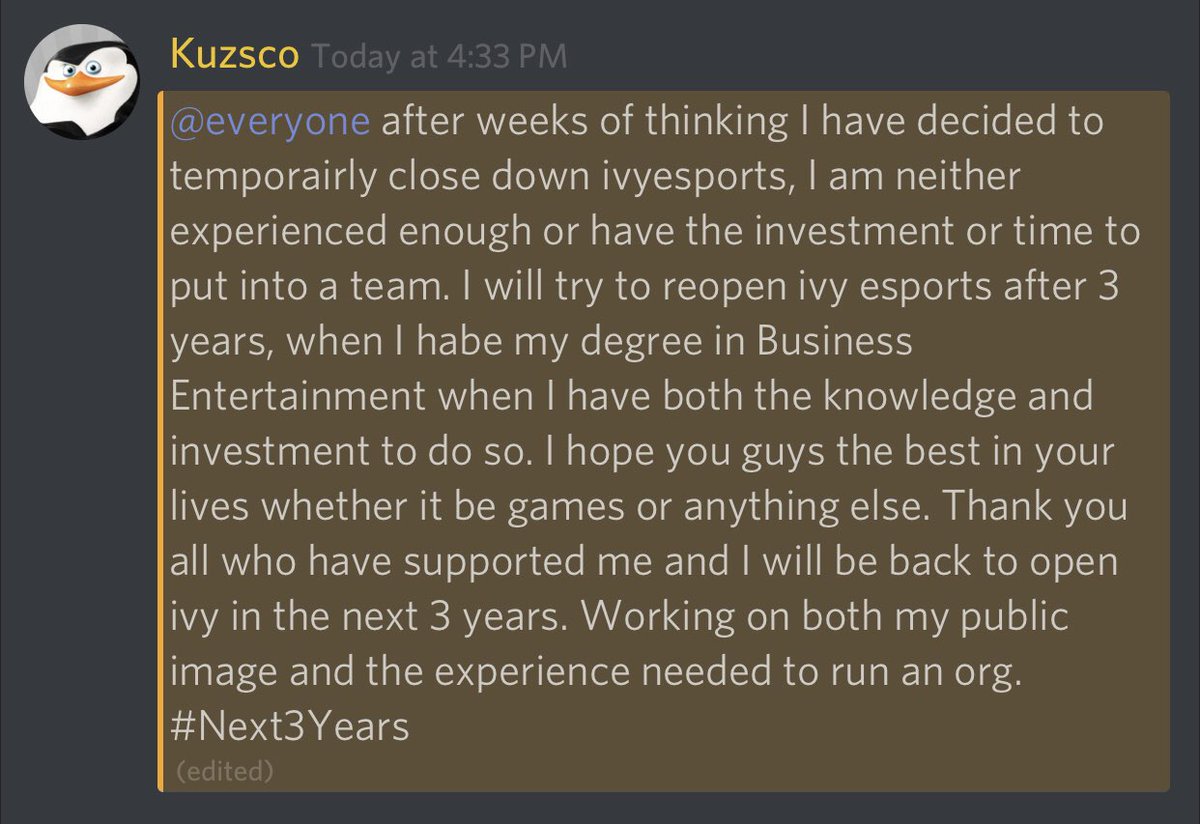 Ivy Esports tweet media