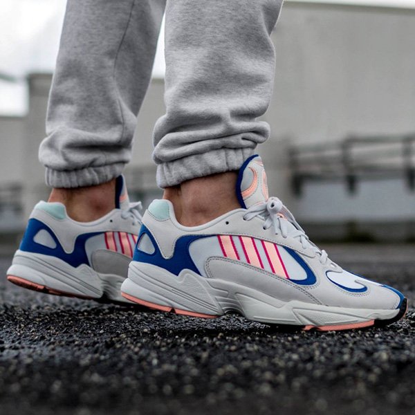 adidas yung 1 crystal white orange