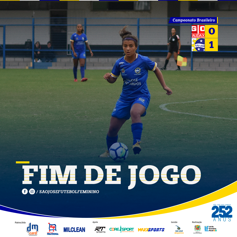 saojoseecfem's tweet photo. FIM DE JOGO! São José vence Audax por 1 a 0, fora de casa, pelo campeonato Brasileiro..
#VaiSãoJosé #MeninasdaÁguia #DMCard #MercadinhoPiratininga #Milclean #RTSports #CoreSportFisioterapia #MaxxSports https://t.co/C16XZGHx9D