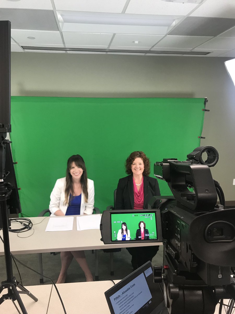 SaraGrenierCPA's tweet image. Lights, camera &amp;amp; CPE at the @TXCPA2B offices today recording webinars for the #NFP Reporting Model, #RevRec and Grants Management! @BKDLLP @BKDNFP @BKDHC #TrustedAdvisors #GreenScreen