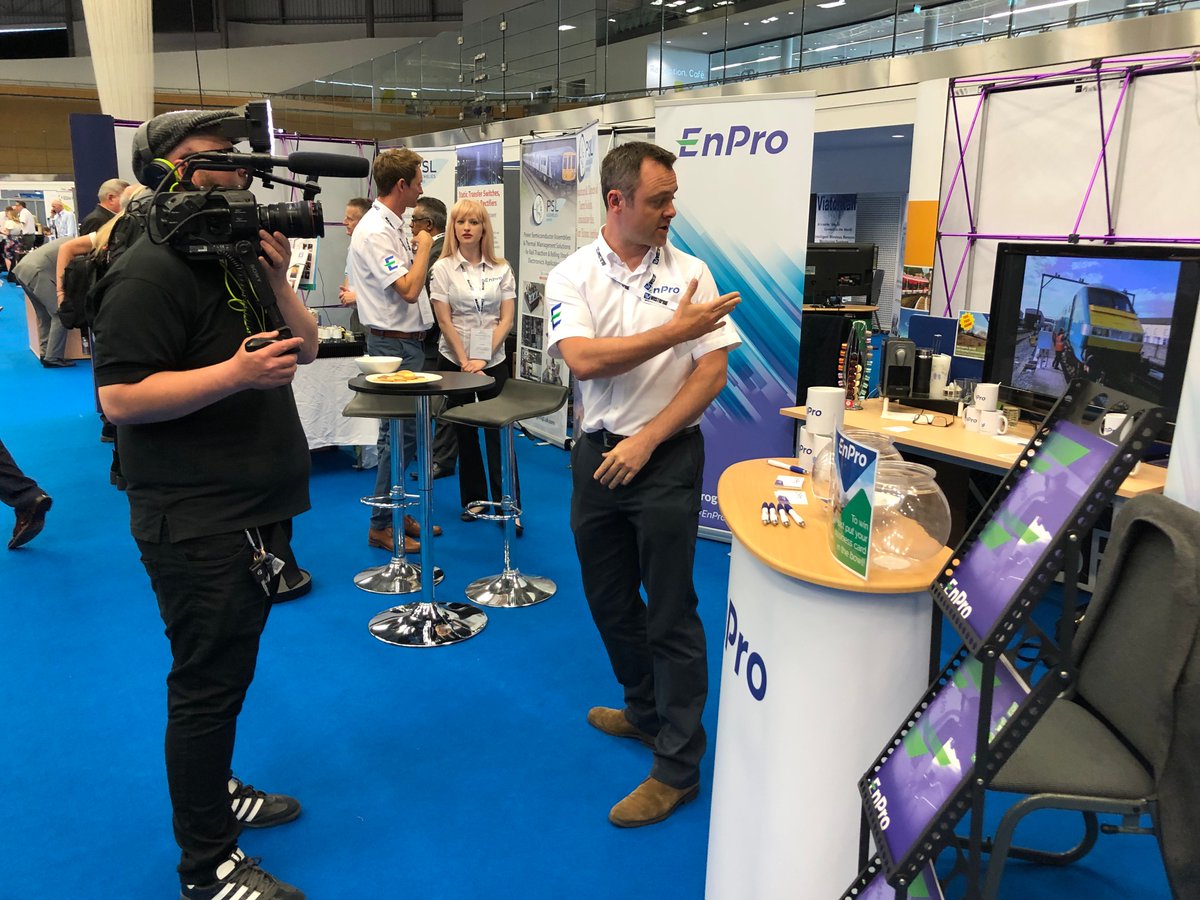EnProGroupLtd's tweet photo. #EnProUK MD, Craig Speed interviewed for cameras #RSNevents show, Derby today.
He’s got form… (back in the day he held an Equity card)! @hill_grange
The #EnProUK team had a blast today and thank Kevin Lane, Keven Parker and team... you broke us in to our first ever trade show! https://t.co/cxWUQt2pTW