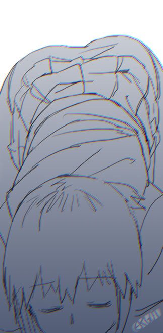 #KENZEN絵の後に同じ子がどエロいことしてる絵 