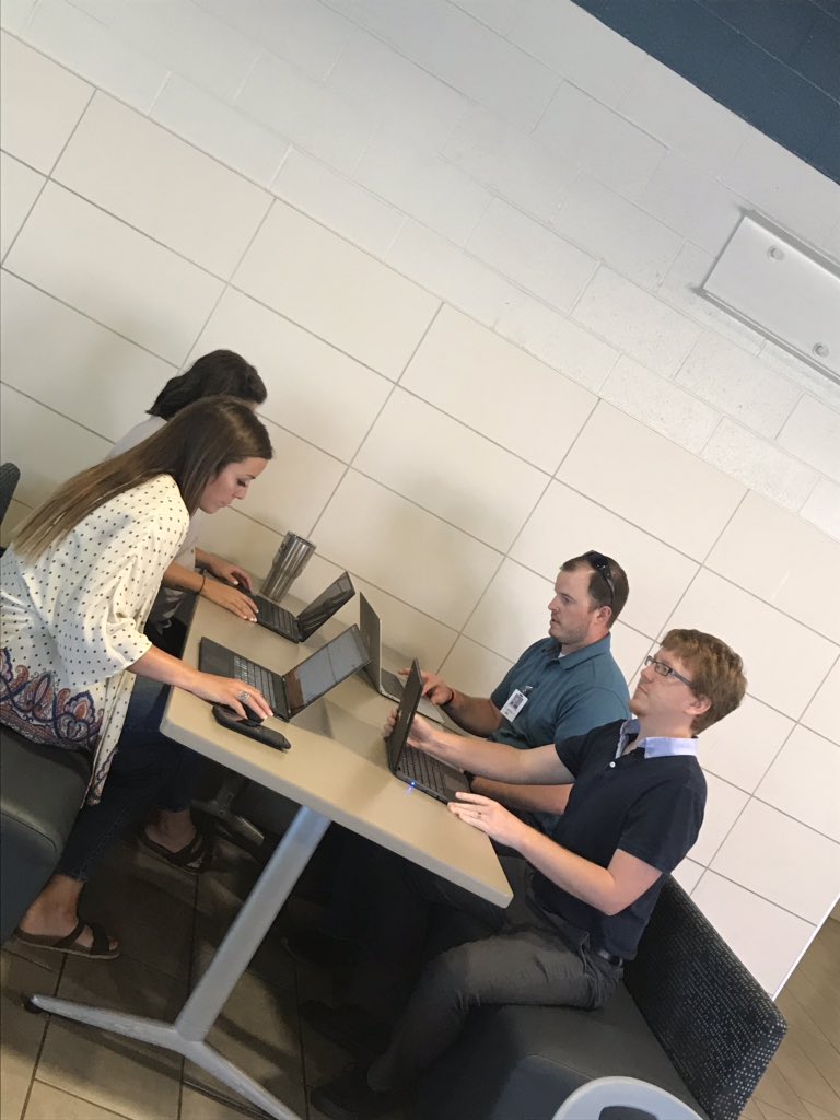 ironsclassrules's tweet photo. Working through CRIT across departments. Love how hard these folks have been working today! #STEAMSLF #STEAMlearns https://t.co/eTU8w5Rycj