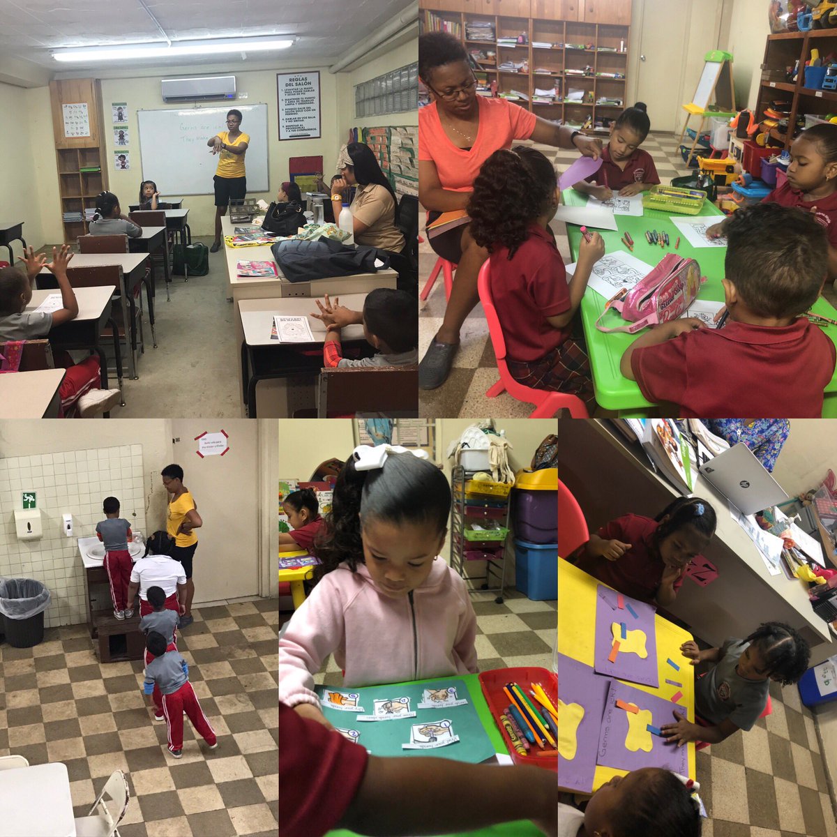 “Germs are ick! They make me sick!” PreK- 1st grade learned when and how to wash 🧼 their hands.🖐 *So respectful and kind to others *Eager to learn! *Such a loving group of children 🥰 #gpwest #juntospodemoscurundu #plantingseeds