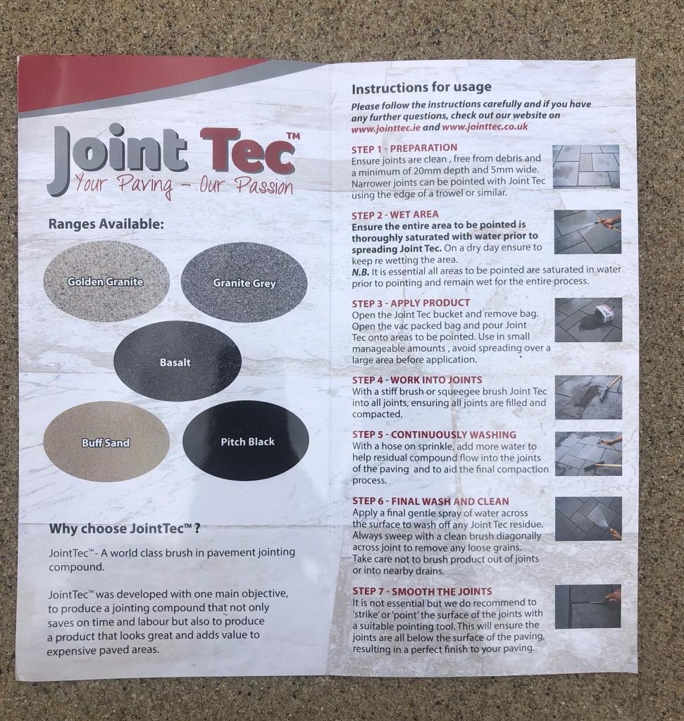 JointTec's tweet photo. New brochures now available with our new colour pitch black included. https://t.co/2lZcQHwUcK
If you are a Builders merchant interested in becoming a stockist of our products or a contractor who would like further details please email adrian@jointtec.co.uk https://t.co/KD9pSCoKPx