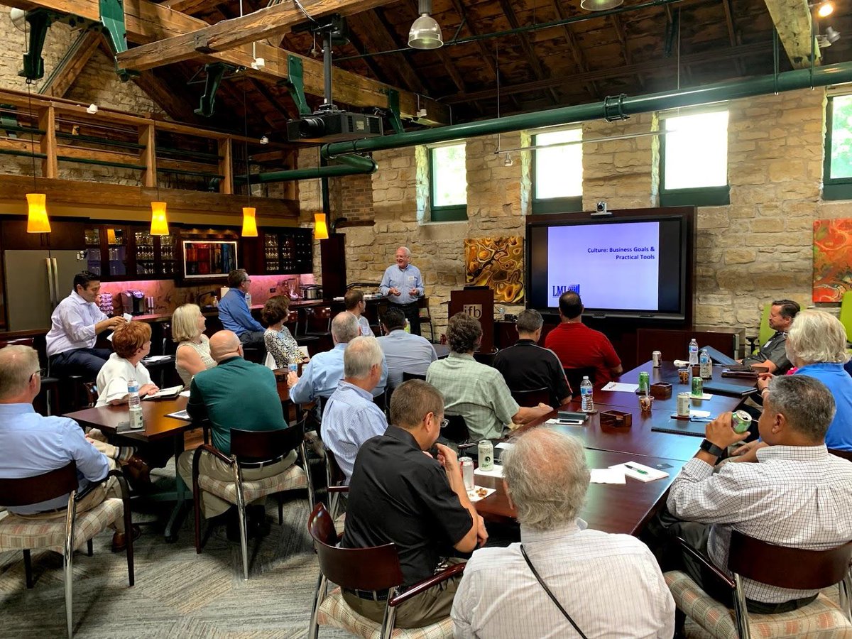 Yesterday Jeff from <a href="/LMIChicago/">LMI Chicago</a> led a meaningful discussion at an executive forum at <a href="/Interiors4/">InteriorsforBusiness</a> focused on Culture: Business Goals and Practical Tools. Thank you <a href="/VIA_Makers/">Valley Industrial Association</a> for hosting. We always love when we talk to organizations about their business goals and practical tools.