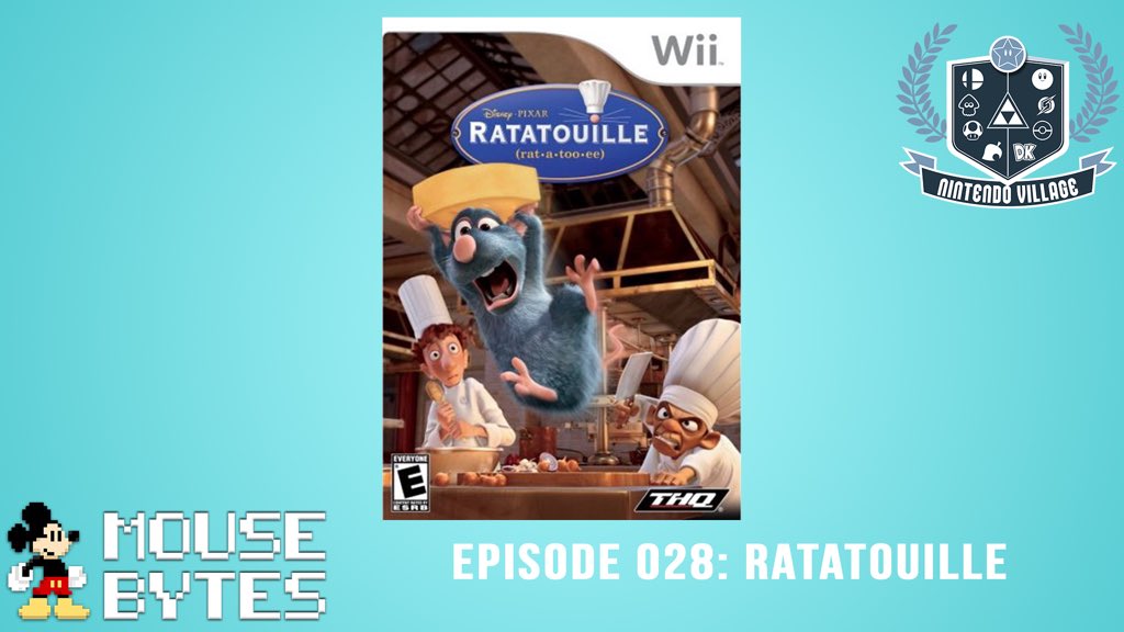 mouse_bytes's tweet photo. Jeph and Clay are back! And in this episode they are covering the mother of all licensed movie tie in games! Straight from Italy, its “Ratatouille”!!!! https://t.co/AuLyFTndeO https://t.co/kXCBsjfpEj
