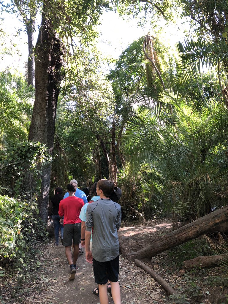 DavidAaronRoth's tweet photo. Our delegation spent the last two days exploring the entirety of Victoria Falls in Zambia and Zimbabwe! Here’s a few photos of our group at the Boiling Pot. Botswana tomorrow! @WoodwardAcademy #wazambia #woodwardway #waserves https://t.co/CIevpa4YLY