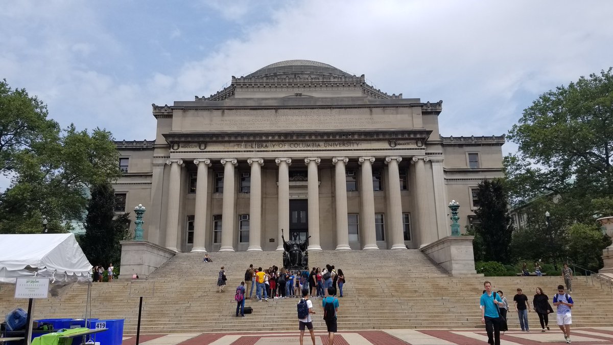 KyleKCourtney's tweet photo. But, before going to #aall19 @aallnet, I am stopping for a visit w/ Dr. Peter Venkman at @columbialib @Columbia (Who ya gonna call? #CopyrightFirstResponders!) https://t.co/czdGfF180B