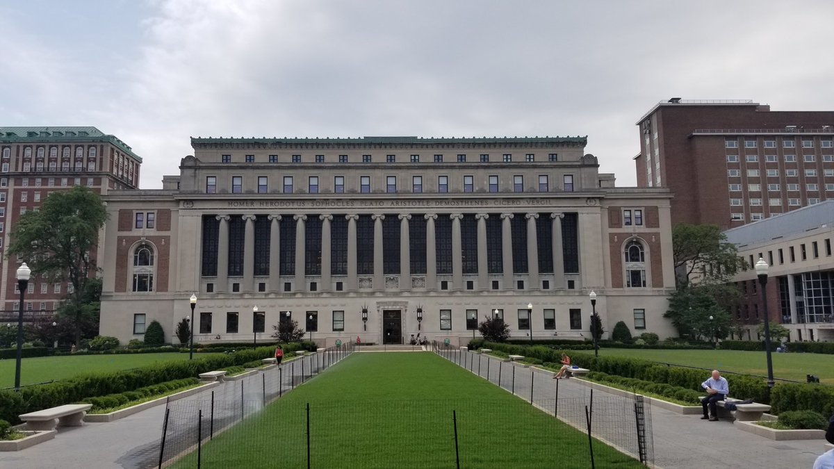 KyleKCourtney's tweet photo. But, before going to #aall19 @aallnet, I am stopping for a visit w/ Dr. Peter Venkman at @columbialib @Columbia (Who ya gonna call? #CopyrightFirstResponders!) https://t.co/czdGfF180B