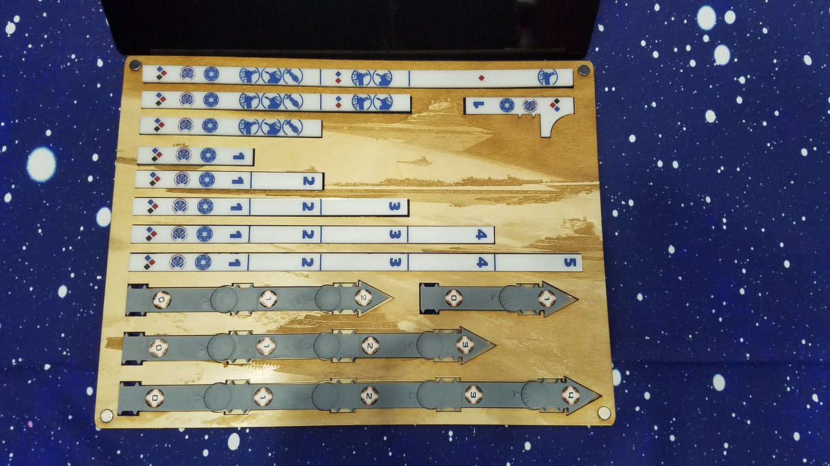 TheAdmiralTater's tweet photo. New #Aramda product drop coming tomorrow. #StarWarsArmada Acrylic Deployment zone markers with some faction personalization. Stay tuned for some pics later. Also, enter the July giveaway for a ruler set and damage deck holder! Follow, like and comment! https://t.co/KI5IYVyqr3 https://t.co/6mlc3TdP0T
