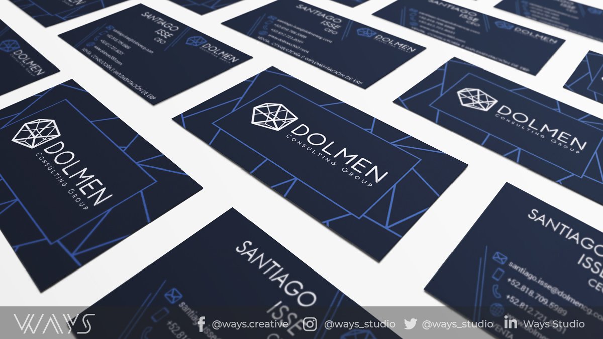 ways_studio's tweet image. #Diseño &amp;amp; #Impresión Tarjetas de presentación para Dolmen Consulting Group✔️Diseño✔️Impresión a 2 lados ✔️Laminado mate
Cotiza tu tarjetas📲whatsapp 8125676640
waysstudio.com
.
#impresiónenmonterrey #tarjetasdepresentación #papeleríaimpresa #diseñoenmonterrey #ways