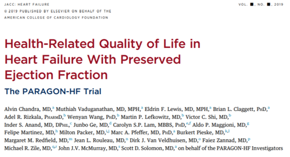 mvaduganathan's tweet photo. Largest assessment of #QOL across EF spectrum now pub @JACCJournals #JACCHF by @AlvinChandraMD &amp; @scottdsolomon 

Pooled data @PARAGONHF &amp; #PARADIGMHF (n=11,622)

QOL worse in HFpEF compared w/ HFrEF, related to gender imbalance, ⬆️ signs/sx, &amp; obesity

https://t.co/PBWm3X0Zjs https://t.co/bCs8MdPDWG
