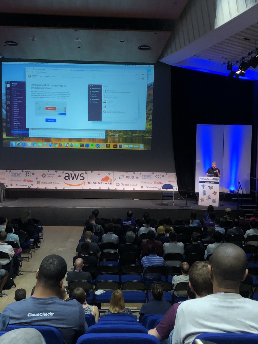 slszone's tweet photo. Shoutout to the @StdLibHQ folks who probably win all the awards for the slickest and most well designed UI amongst all the products demo’d @ #serverlessdaysLDN2019. *This is not a sponsored post and they did not pay me in Tshirts **thanks guys for the Tshirts! #build #workflows https://t.co/eDqci3IJ0W