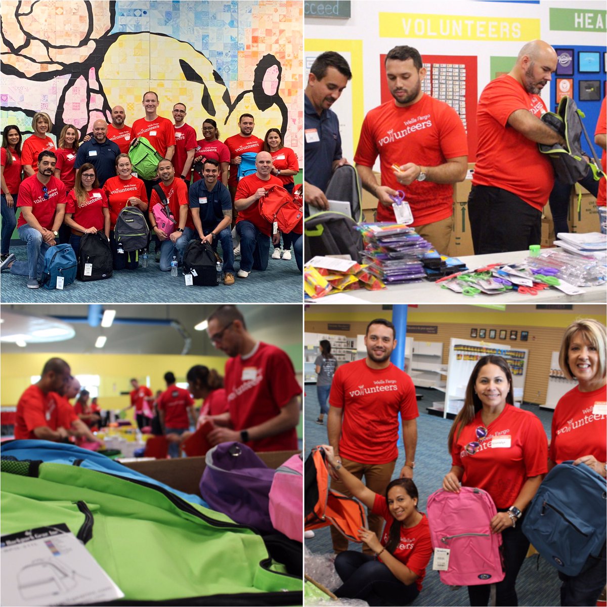 GabyLambertus's tweet image. Back to school prep has begun! Our @WellsFargo team joined @agift4teaching to prepare more than 250 backpacks for students of @WalkerMS_OCPS. #AGiftForTeaching #KitsForKids