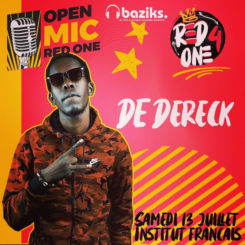 BaziksMedia's tweet photo. Venez soutenir les talents de la scène "Découverte". 

Qui sera le gagnant du prix "Découverte" RedOne by Baziks ? 

Rendez-vous Samedi à partir de 16h à la halle de la Gombé ! https://t.co/KrcQ0nnRTT