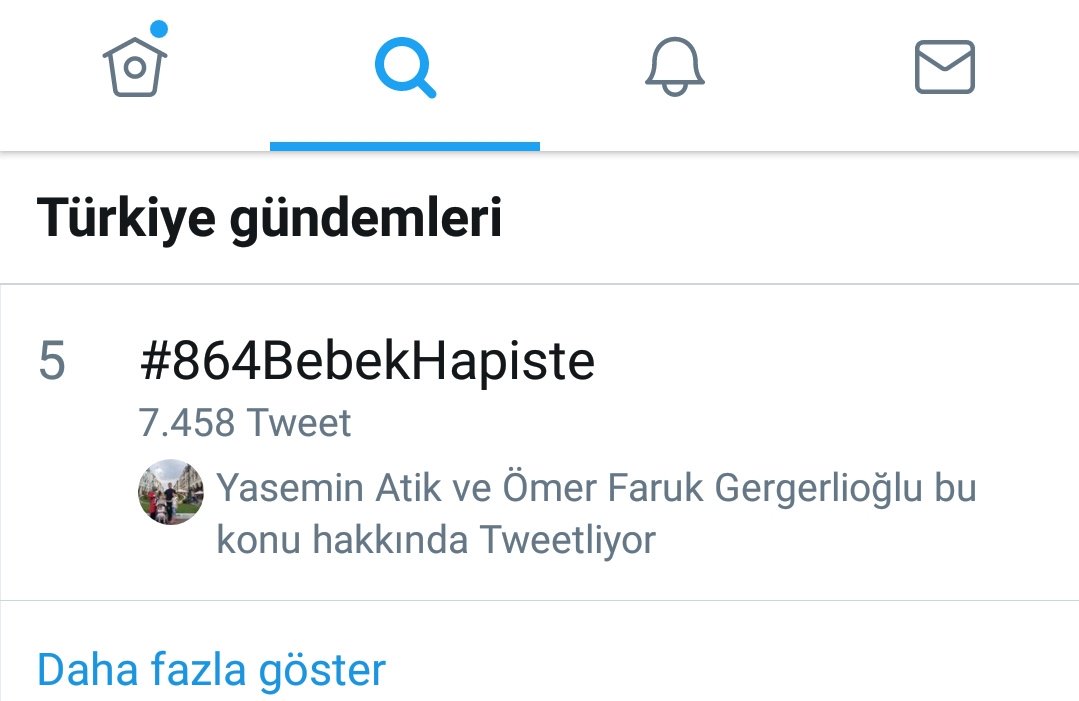 📢📢 Saat 23.33 itibari ile Türkiye Gündem sıralamasında 5. Sıradayız..

#864BebekHapiste