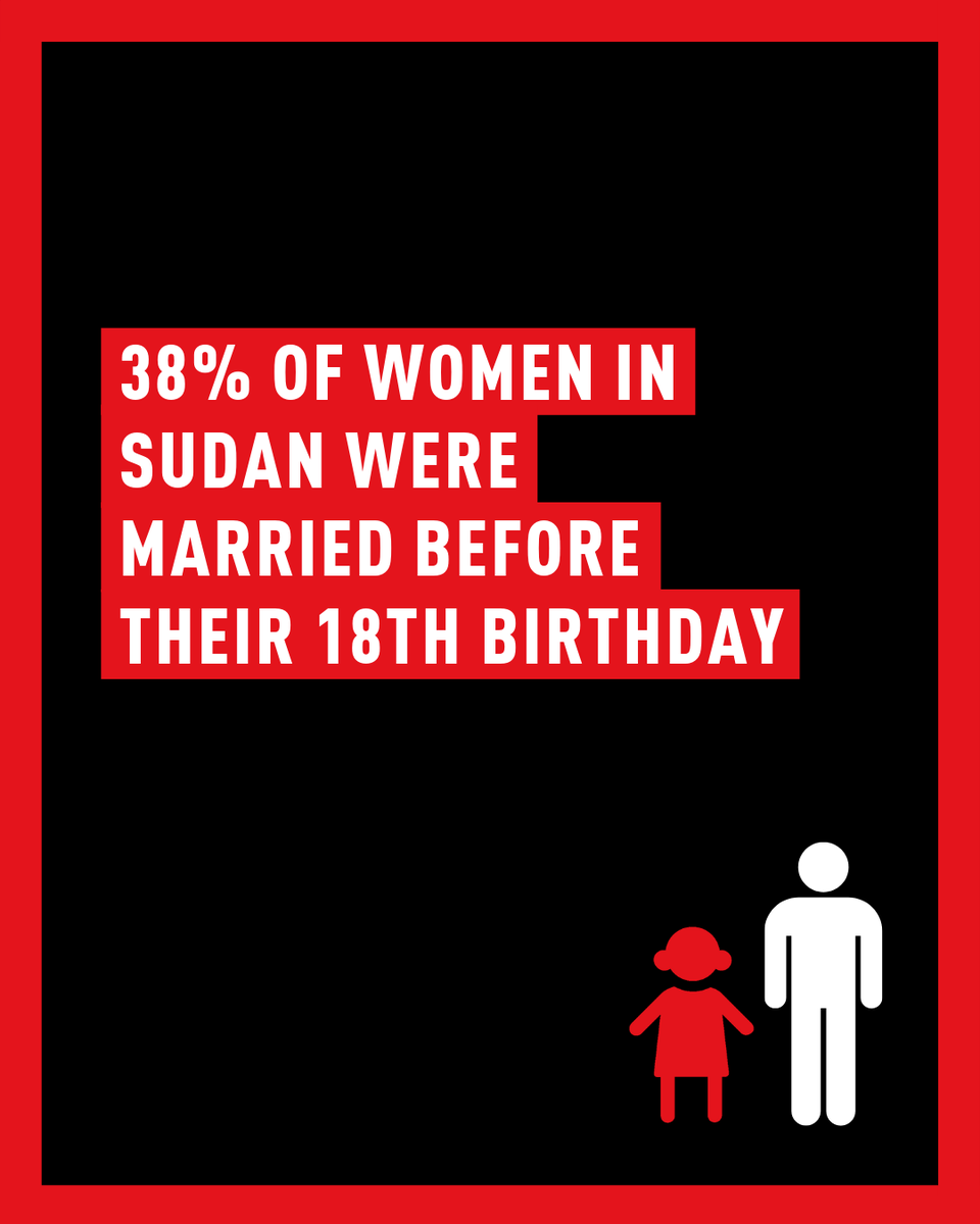 WarChildUSA's tweet photo. In #Sudan, #childmarriage leads many girls to face #sexualassault within their own homes. #Women and #girls are often trapped within a cycle of abuse because the legal system does little to protect them. 

#Sudancrisis #womensrights https://t.co/9GwuqpSIir https://t.co/XUpClcY3kF