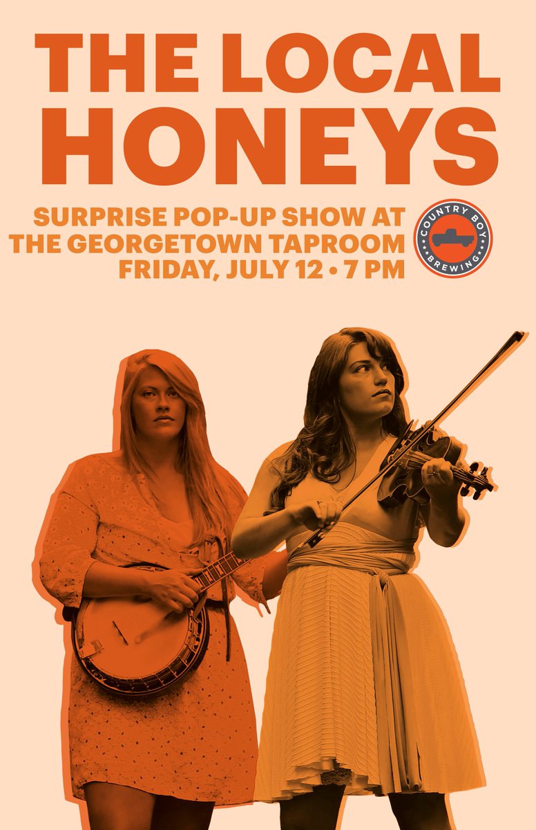 . <a href="/TheLocalHoneys/">Local Honeys</a> are playing on the Georgetown taproom patio TOMORROW night from 7-10 as a surprise performance! Come out and enjoy some tunes and a preview of what to expect at the Festival of the Horse!