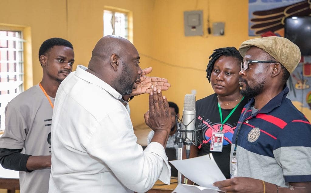 npower_ng's tweet photo. Voice Acting requires the voice.

With N-Power Creative, we get down to the nitty gritty of learning. In class today, Voice Acting beneficiaries practicalized what they have learnt so far.

The voice is a tool. We are nurturing and shaping that tool with N-Power Creative. https://t.co/A7NfVRU30z