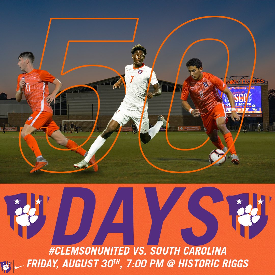 Only 50 days until #ClemsonUnited takes to Historic Riggs Field to open up the regular season!

🎟 - bit.ly/32ozLZC