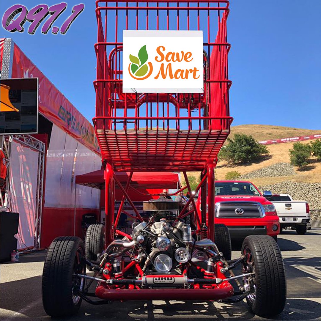This Saturday! Come out to the grand re-opening of <a href="/SaveMart/">Save Mart</a> in #Hanford!
#Q971 will be there from 10a-12p with tons of free prizes...PLUS, you'll get to check out BIG RED!
The largest motorized shopping cart in California! How cool is that?
This Sat 7/13 at #SaveMart in Hanford!