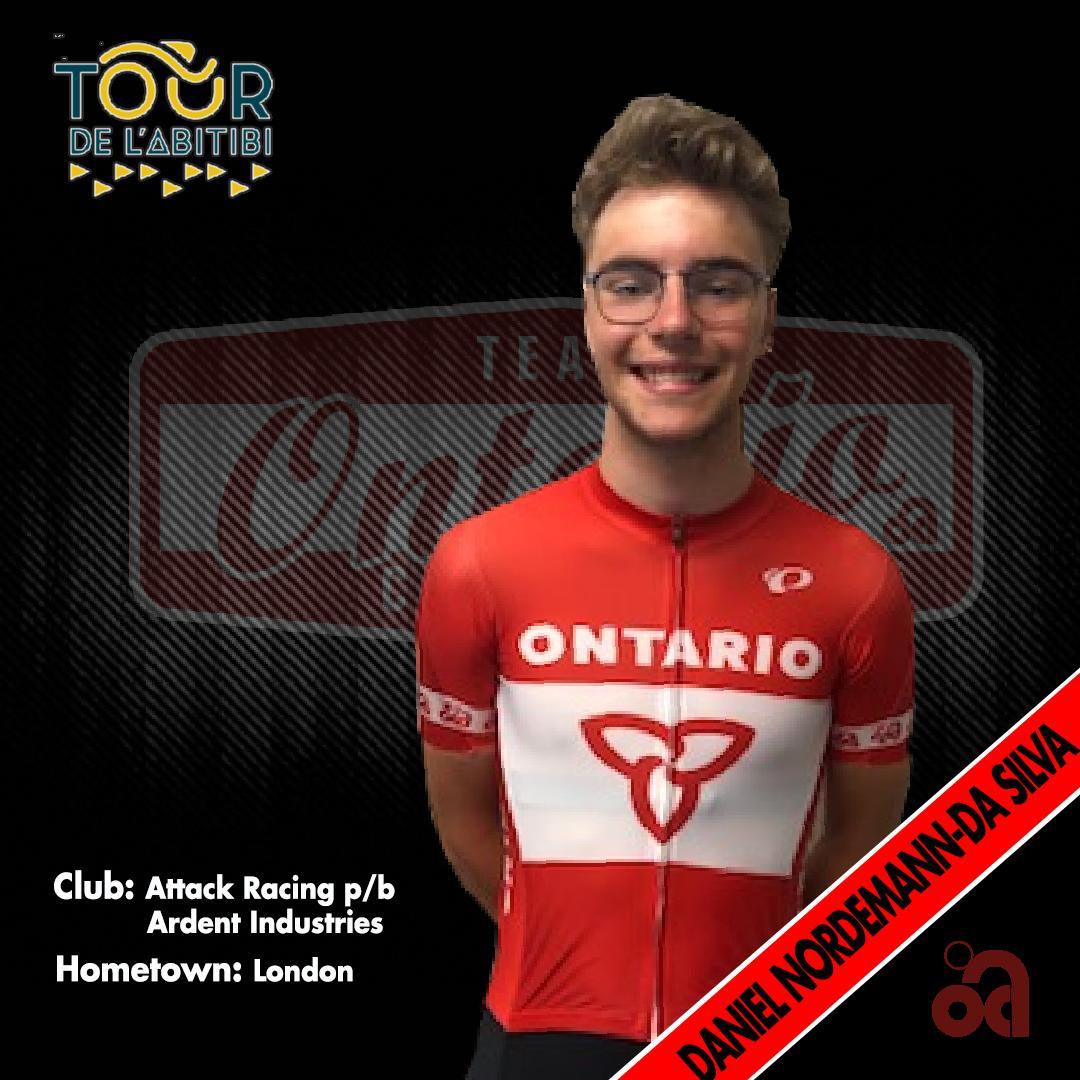 ontariocycling's tweet photo. The OCA is pleased to announce Daniel Nordemann-Da Silva [Attack Racing p/b Ardent Industries] and Nicholas Menegon [NCCH Elite p/b MGCC] as part of Team Ontario for Le Tour de l’Abitibi.  More athlete announcements to come. https://t.co/8xu8WI1mCi
