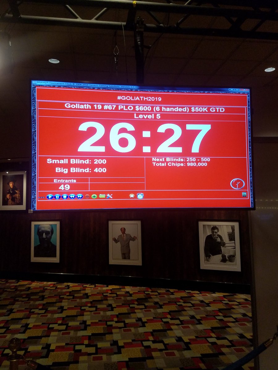 Goliath Poker Blog Day 3 Goliath Poker Blog Day 3