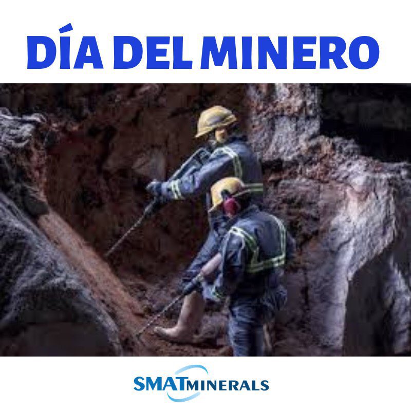 SmatMinerals's tweet photo. ¡Porque vivimos la minería todos los días!

¡Feliz #DíaDelMinero ! 
#SmatMinerals #Durango #México https://t.co/TRKgPzdkSc