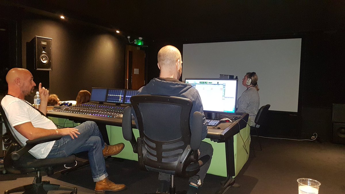 claimantsprod's tweet photo. Tonight we put the finishing touches to our trailer with some voiceover and ADR work thanks to @Futureworks_Mcr. What a great place! Big shout out to Marcus and Andy! #TheClaimantsProduction #Film #Comedy #Drama https://t.co/pAI9guDgF0