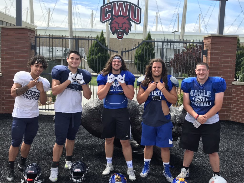 SPSL football players represented on Team East from Rogers, Curtis, and Graham Kapowsin HS.