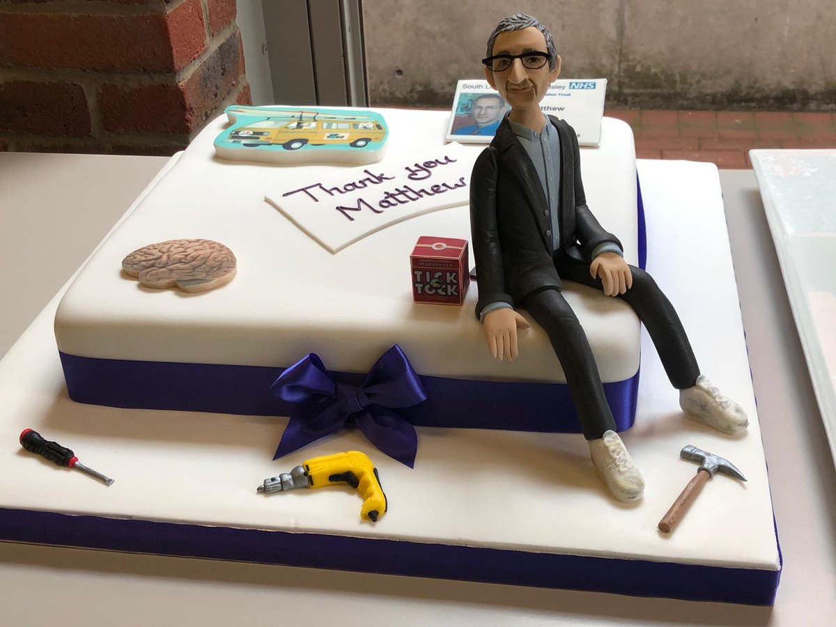 tall_rachel's tweet image. Our Chief Executive ⁦@MaudsleyNHS⁩, Dr Matthew Patrick’s leaving party.   A phenomenal leader but, above all, a warm, wise and compassionate colleague.  We will miss him enormously #SlamStar #TeamSlam #itsjustsomethinginmyeye