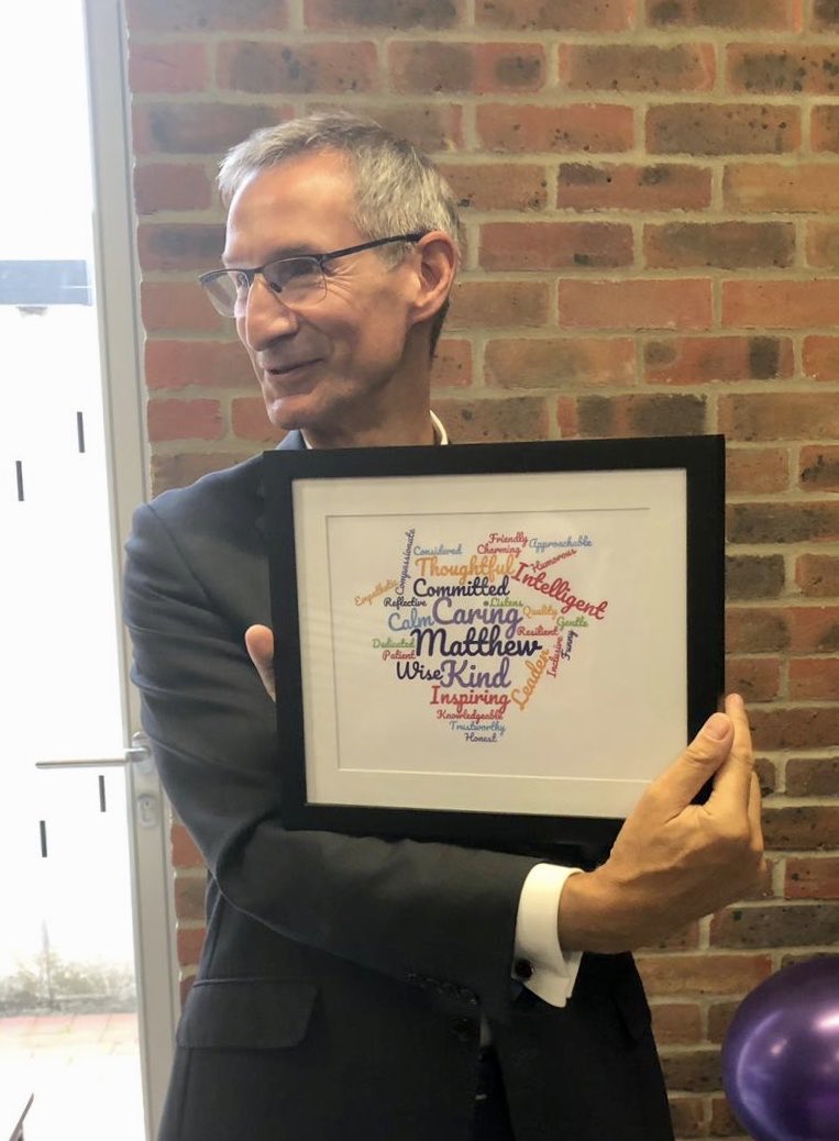 tall_rachel's tweet image. Our Chief Executive ⁦@MaudsleyNHS⁩, Dr Matthew Patrick’s leaving party.   A phenomenal leader but, above all, a warm, wise and compassionate colleague.  We will miss him enormously #SlamStar #TeamSlam #itsjustsomethinginmyeye