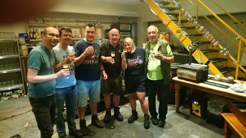 Brewing the festival beer at Lymestone Brewery... watch out for our Beer of the Festival ‘Stonefield Meadow’ 🍺😊