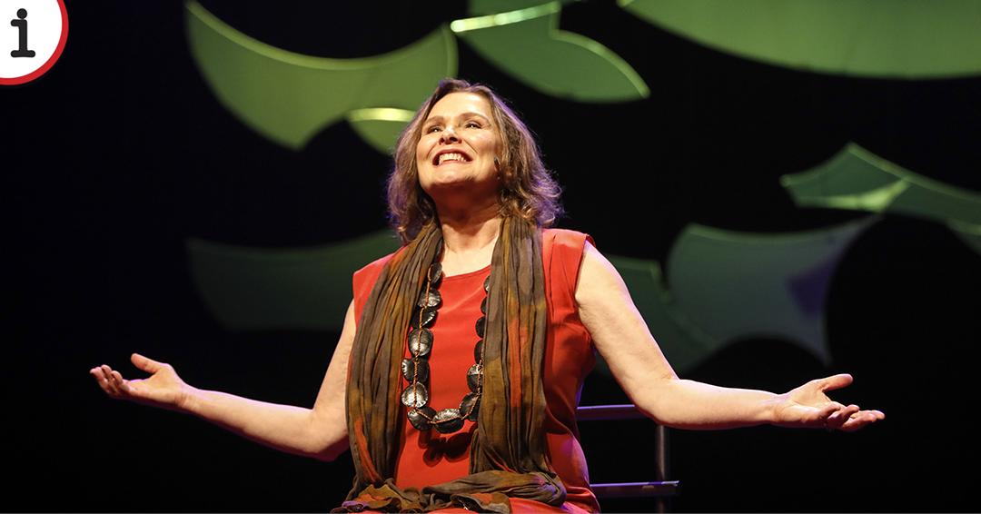 #Guiaindica O espetáculo "O que é que ele tem", em cartaz no Teatro Eva Herz
O monólogo de Louise Cardoso conta os desafios e alegrias de uma mãe cujo primeiro filho nasce com síndrome de Apert. Saiba mais:
 guiadeteatro.com.br/espetaculos/o-…