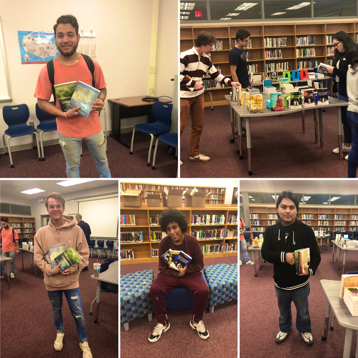 The South Lakes Credit Recovery Academy had a FREE Book Fair where students received up to 3 books each! It was incredible! #GotBooks #KeepKidsReading #LIT #FreeBooksForKids @FCPS_Summer @OlmesAP @KellyCosgrove10 @SLakesLibrary @Maitland_Mann