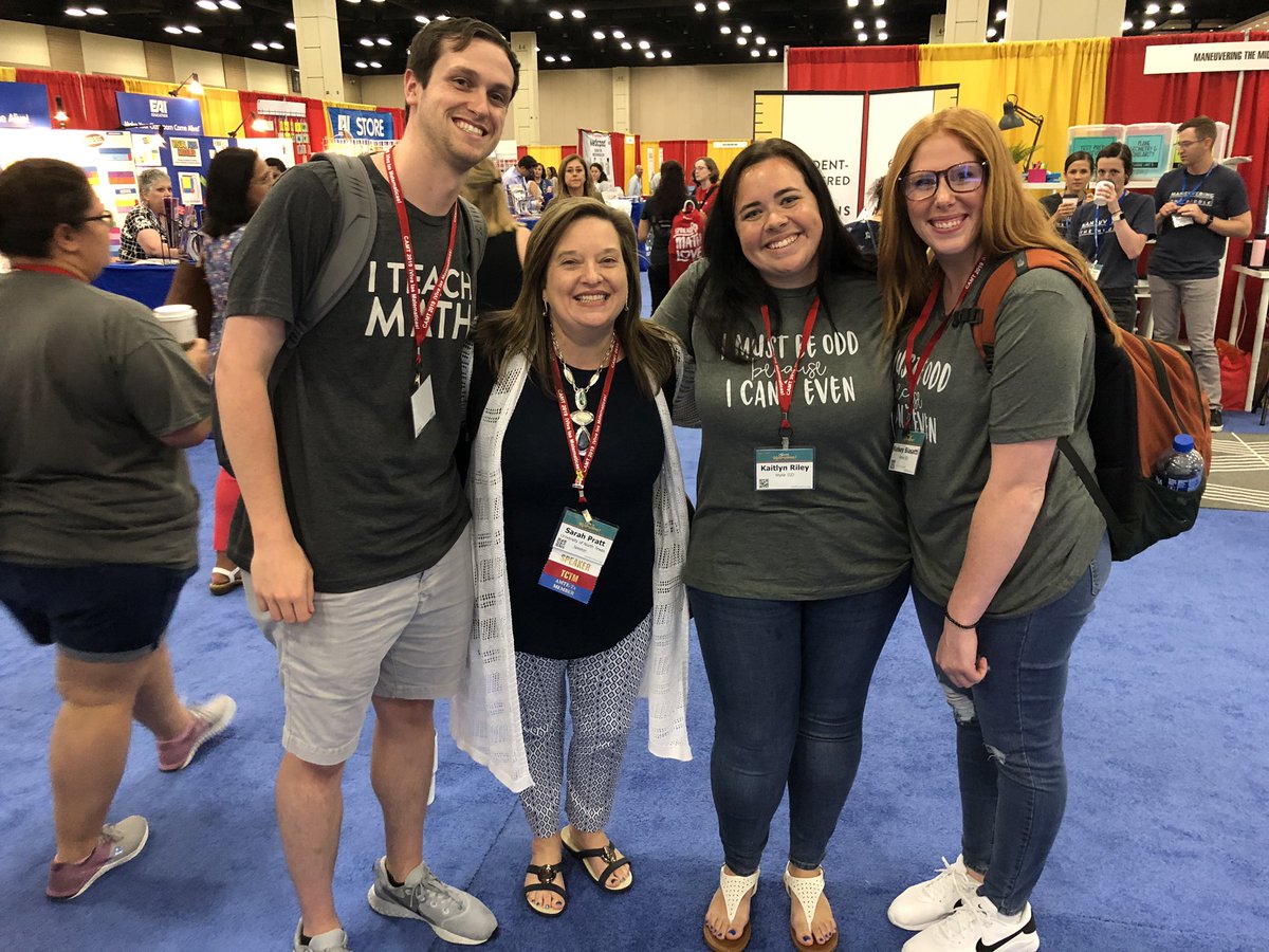 unt_drp's tweet photo. Seeing my former students as professionals now brings me great joy! Kelsey Kaitlyn &amp; Austin 😊 #CAMT2019 https://t.co/TEt6WwogPZ