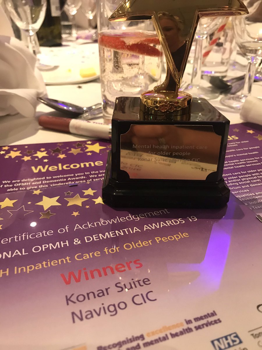 SmithJanineiooo's tweet photo. Konar Suite winners of @PositivePracti1  inpatient care for older people award xx @NAViGOCARE xxbriusnt team and well deserved award xxx https://t.co/HfyHlp2DFM