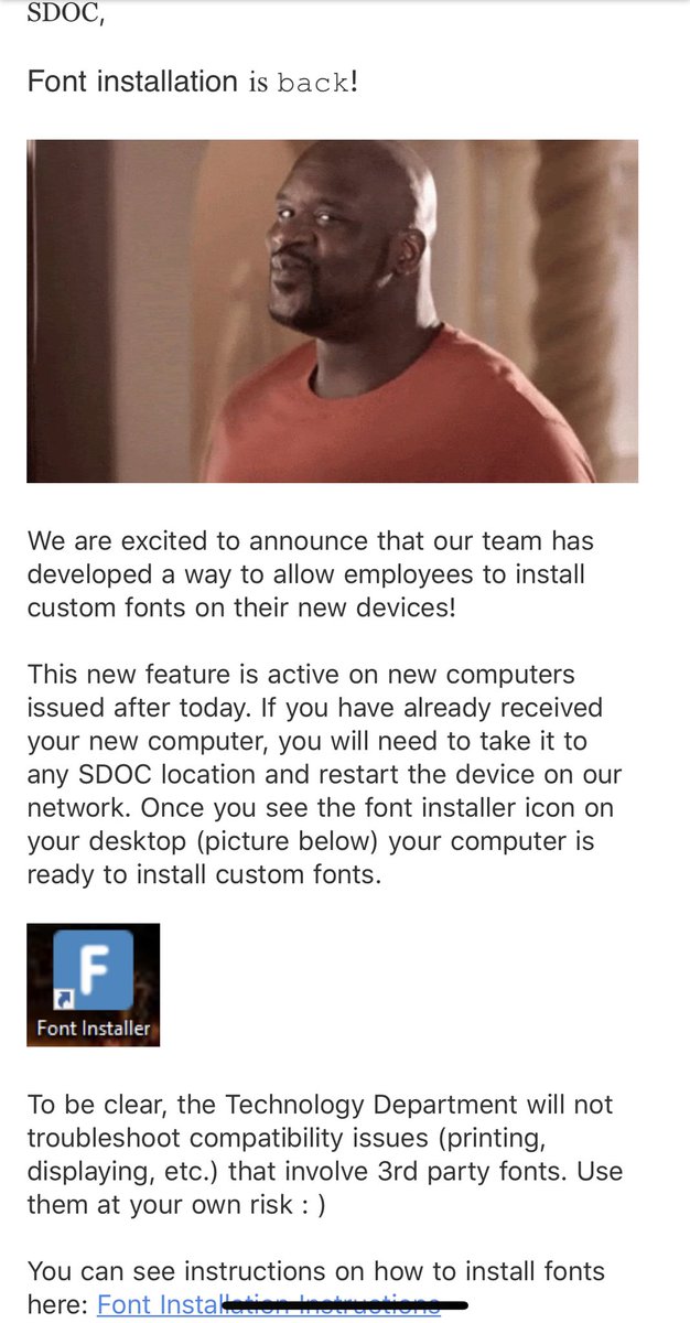 joshua_shepard's tweet photo. Hey @OconeeSC_school teachers.... #welistentoyou #weappreciateyou #SCed #ElevateOconee #NewComputers #NewFonts #Fonts #LetTheFontDownloadsBegin https://t.co/B5XdYjmn0y