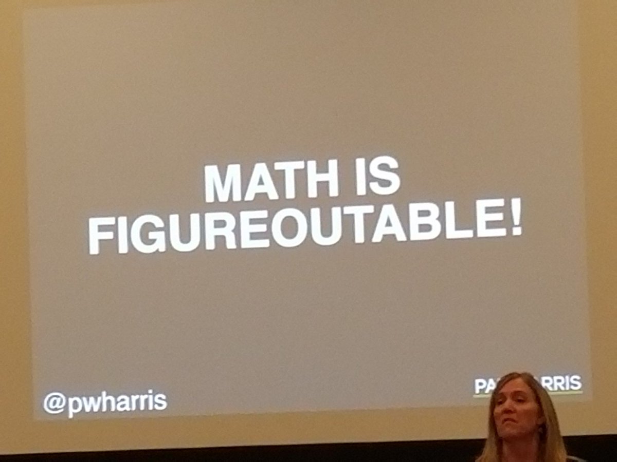 My last session is a fab one with <a href="/pwharris/">Pam Harris</a> learning about high school number strings. <a href="/RTIMathRRISD/">Regina Payne</a>